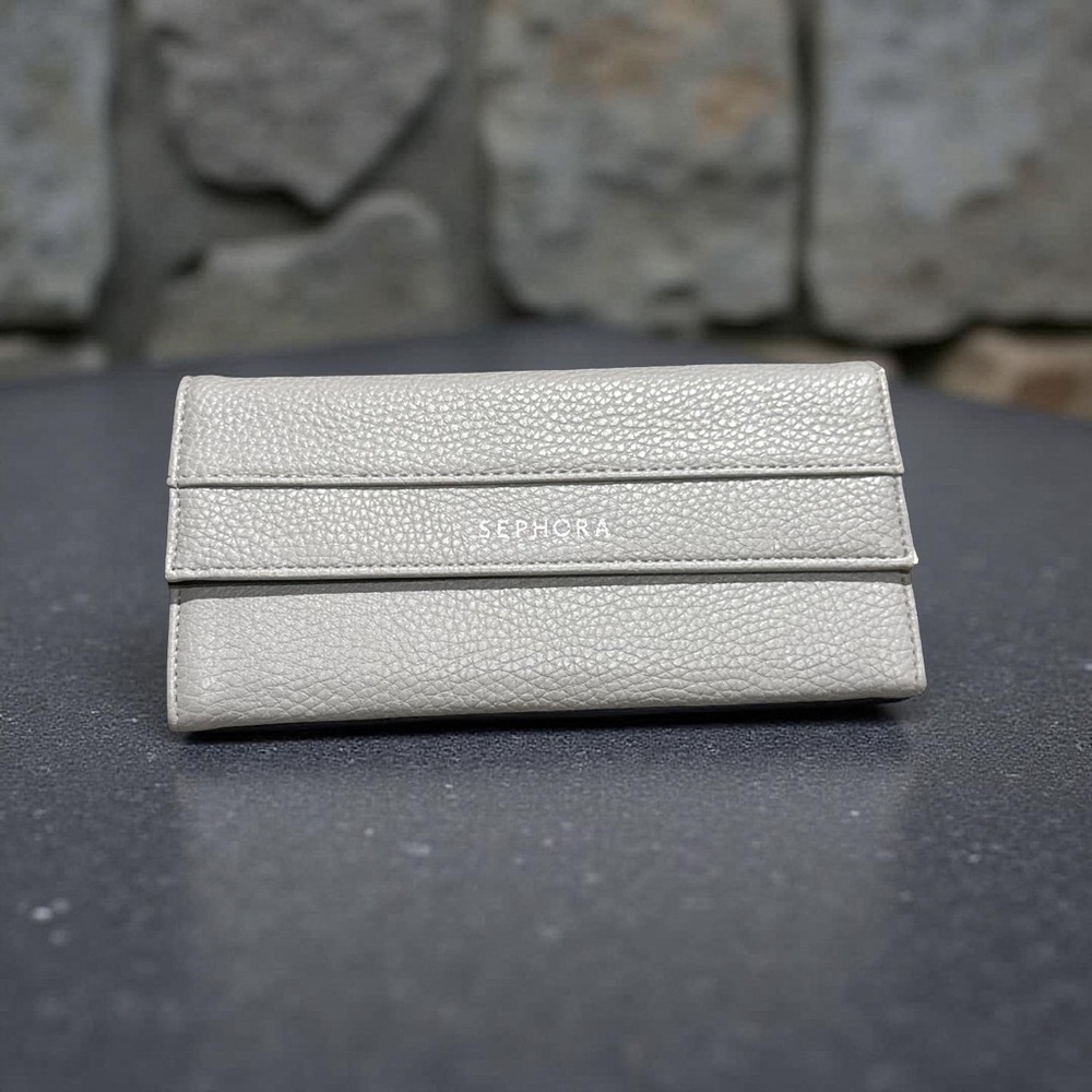 Sephora Elegant Silver Cosmetic Case